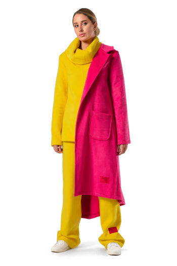 Yellow Set X Fuchsia Coat