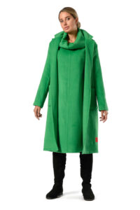 Light Green Fuchsia Dress X Light Green Coat