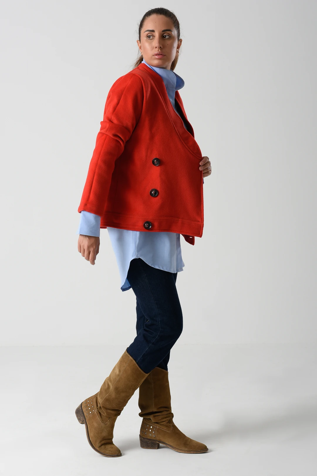 Raval Jacket in Orange