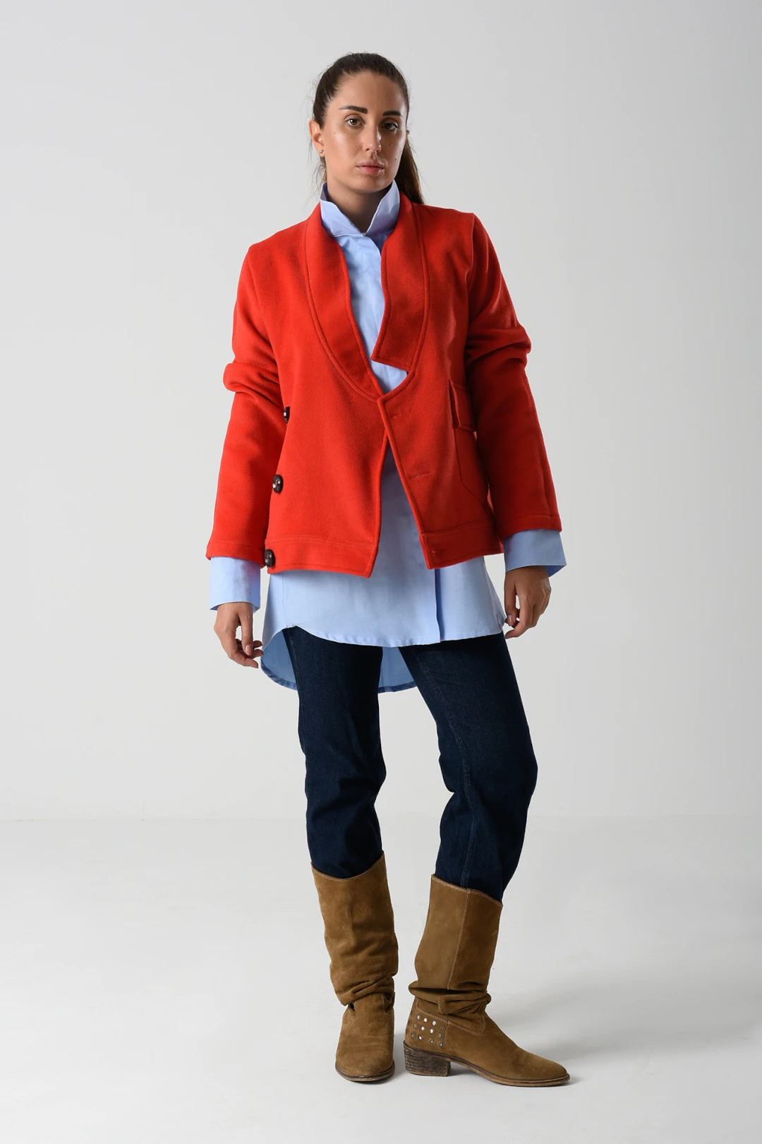 Raval Jacket in Orange