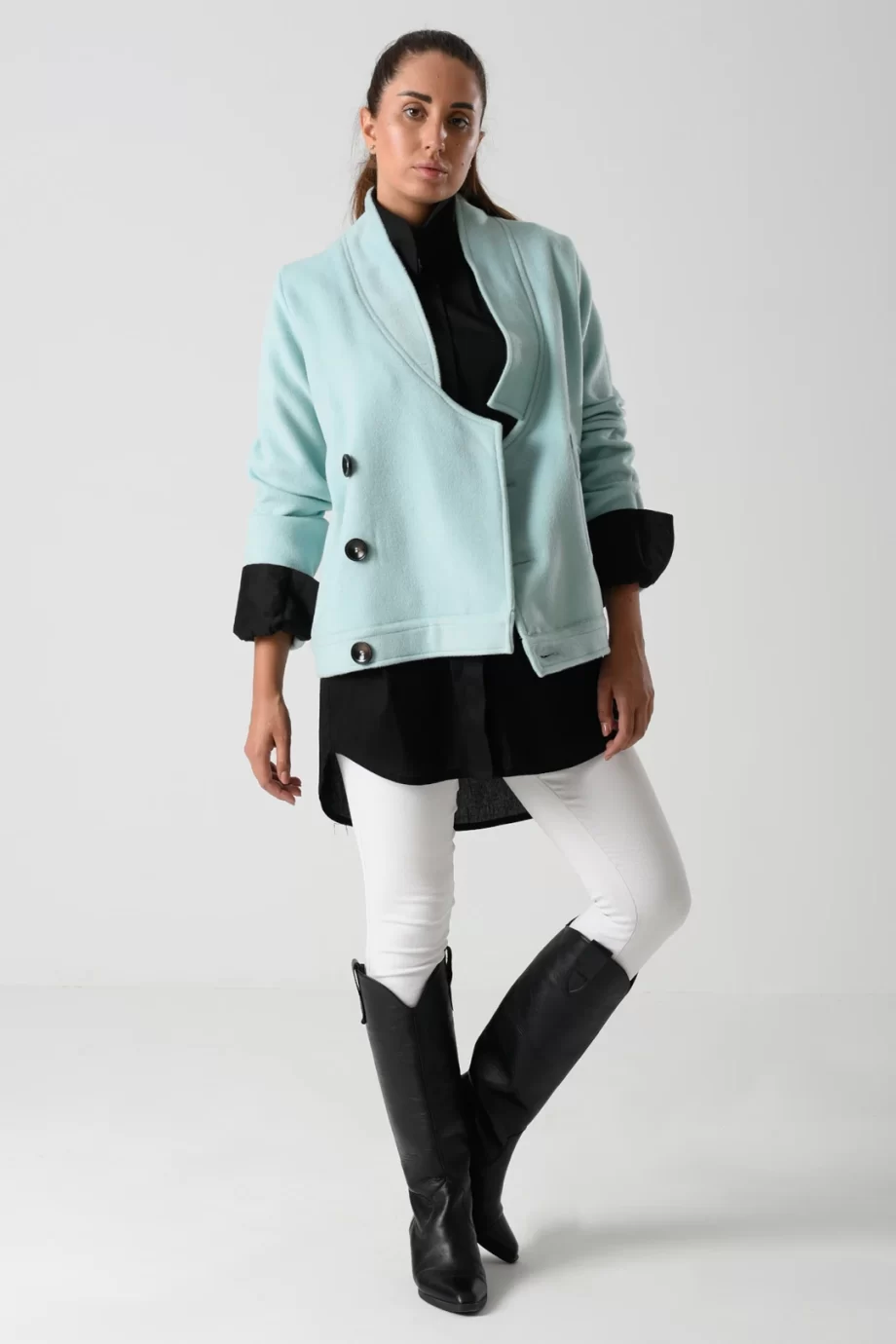 Raval Jacket in Aqua Mint