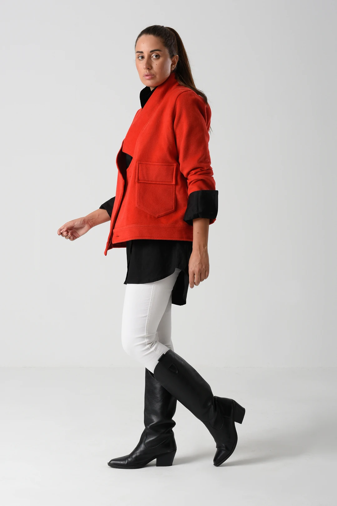 Raval Jacket in Orange