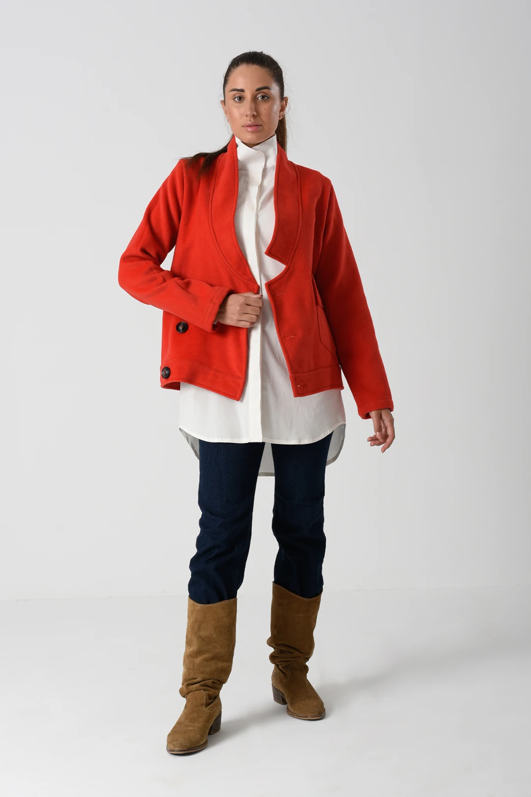 Raval Jacket in Orange