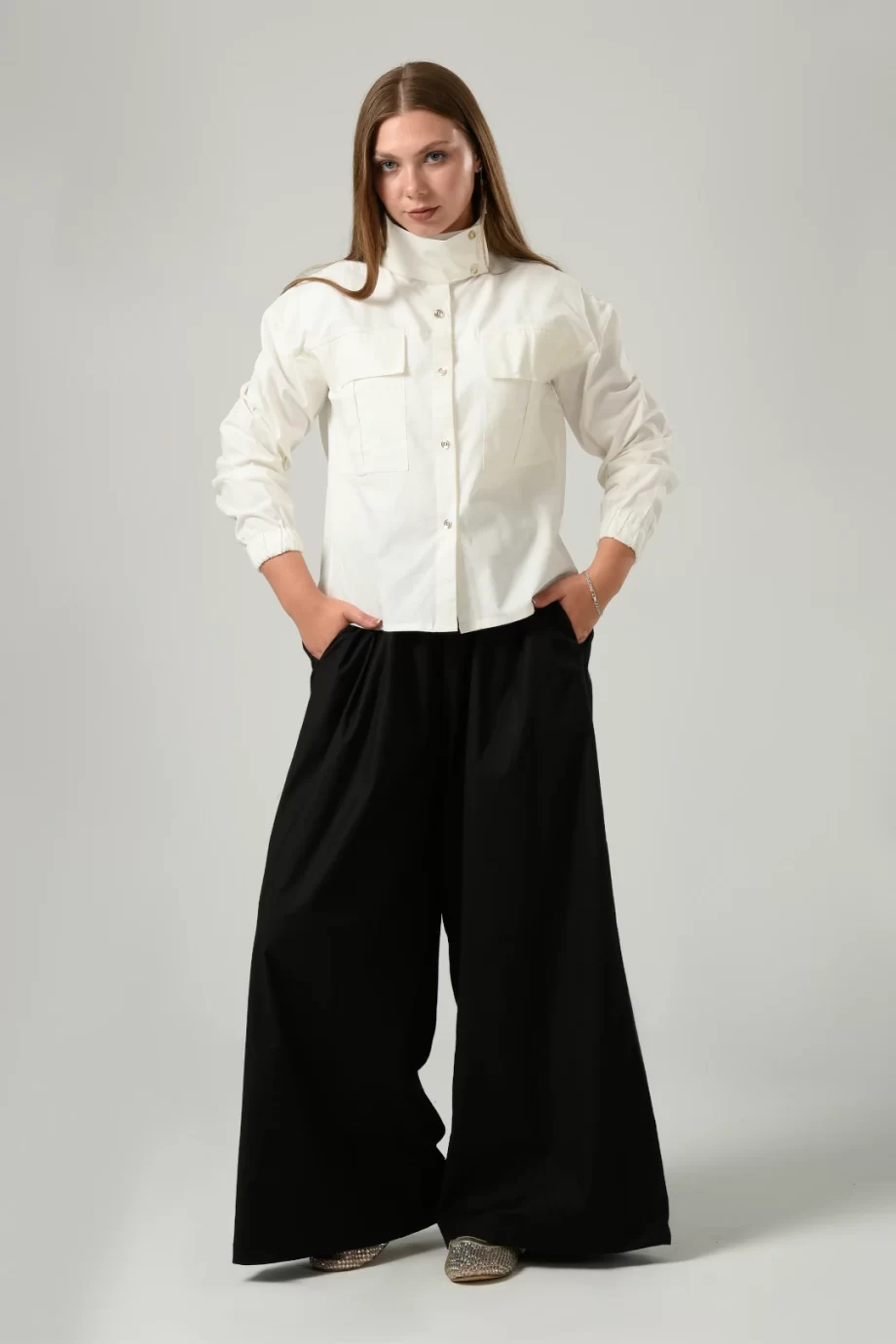 Pockets Shirt in Off White