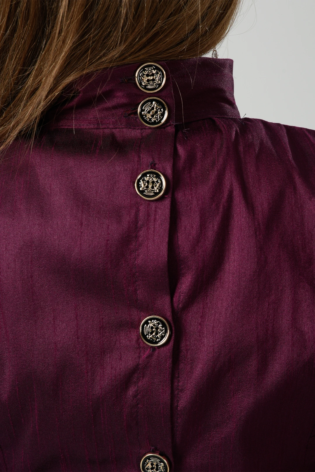 Misskka Dress in Burgundy