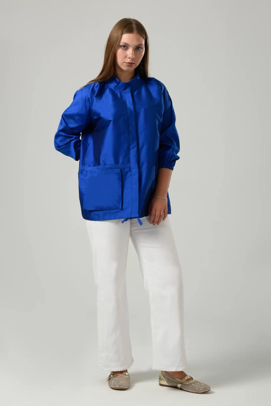 One Pocket Shirt in Royal Blue