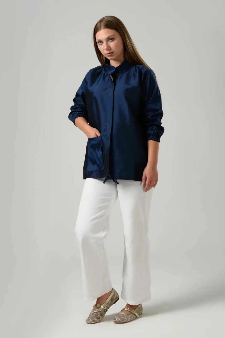 One Pocket Shirt in Navy