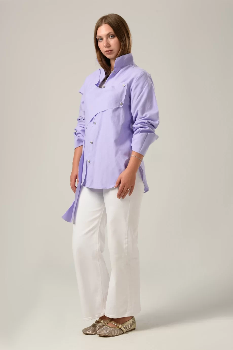 Tip Tak Shirt in Purple