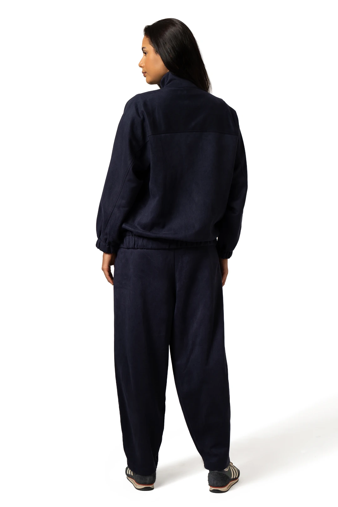 The Code Suede Set in Navy - Image 4