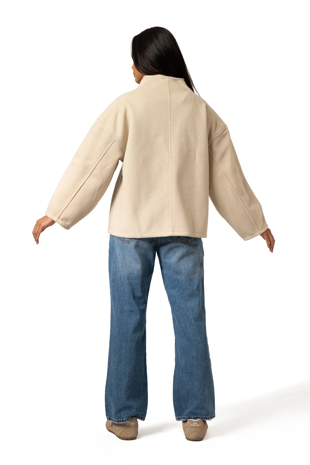 Encrypto Jacket in Beige - Image 7
