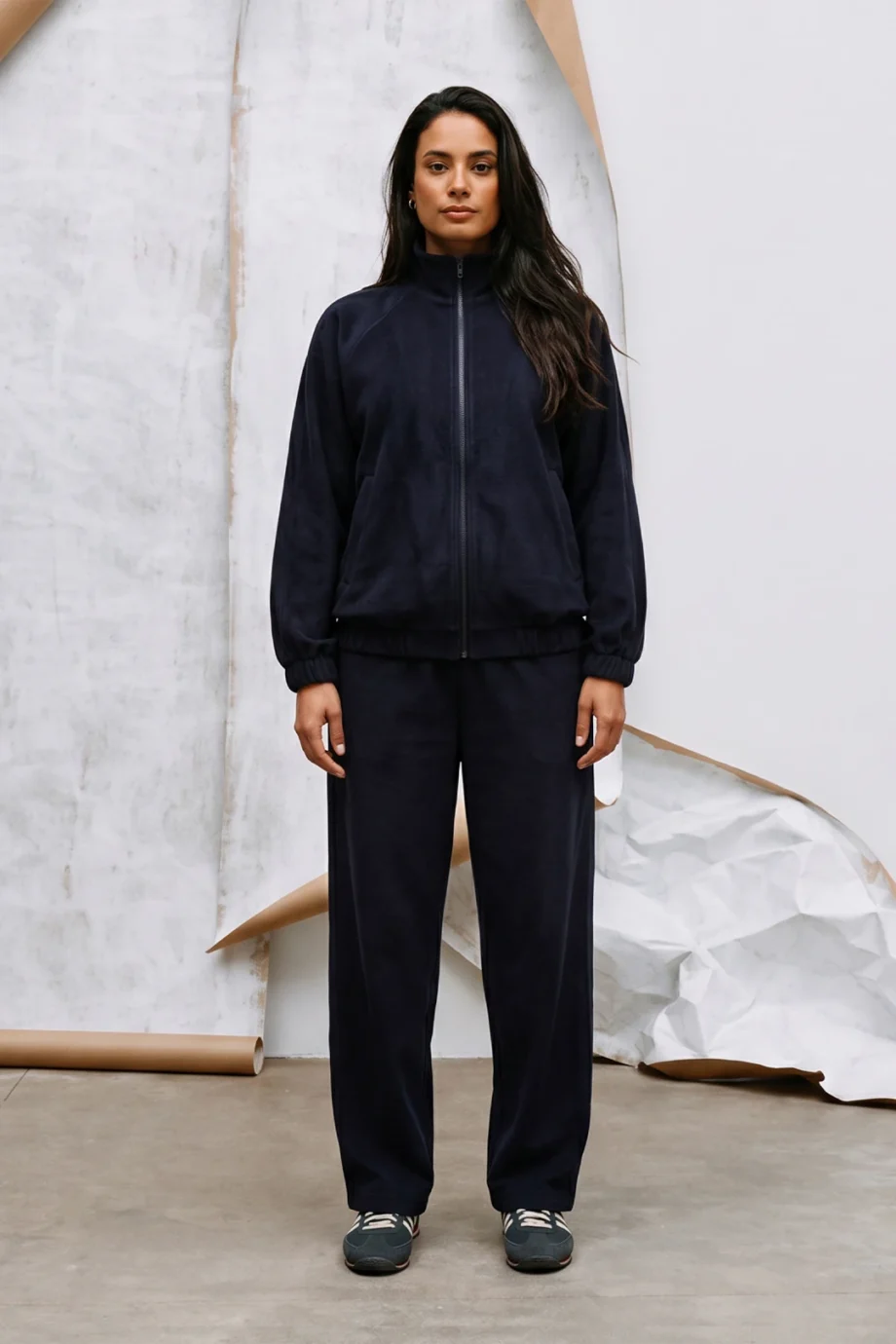 The Code Suede Set in Navy